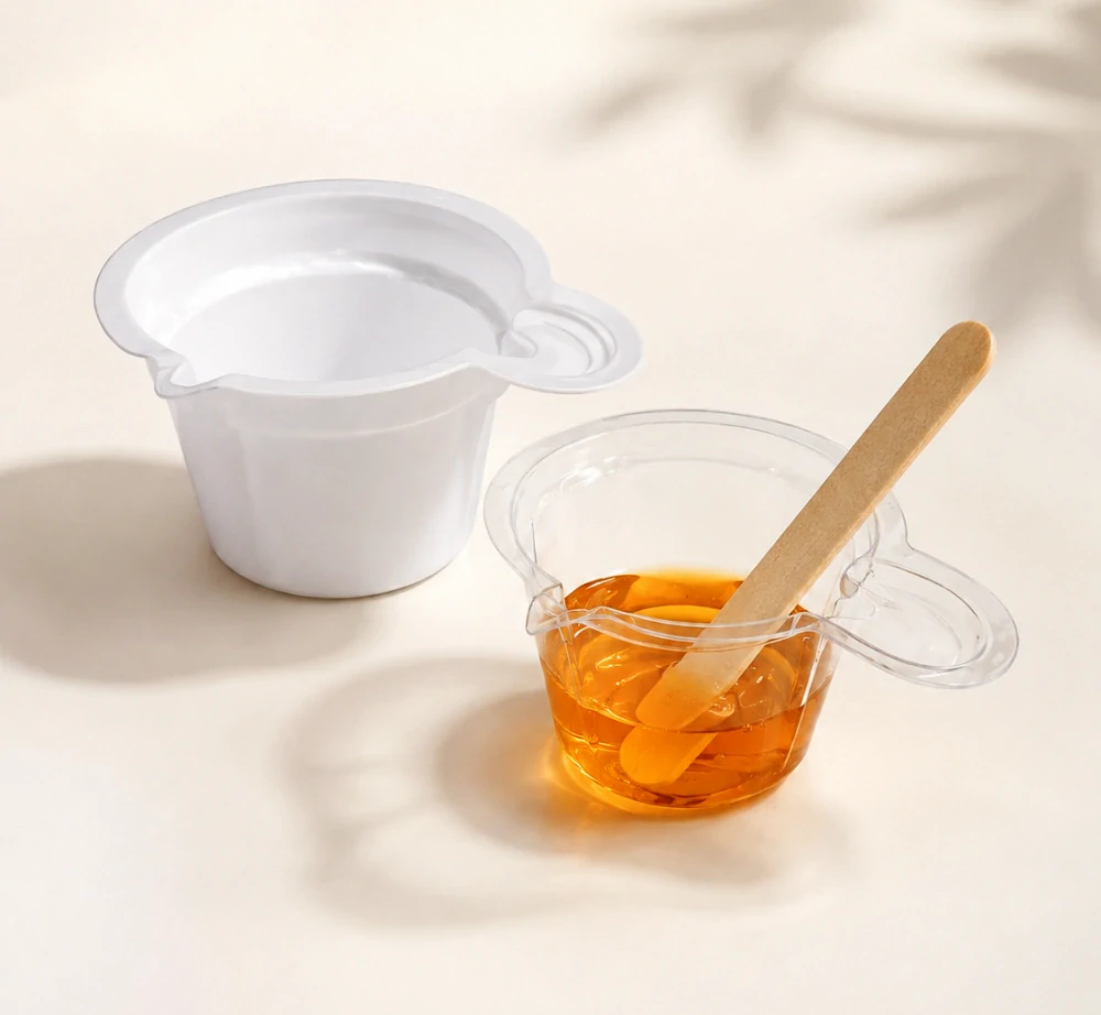 Průhledný plastový kelímek na míchání – Medium 40ml/10ks