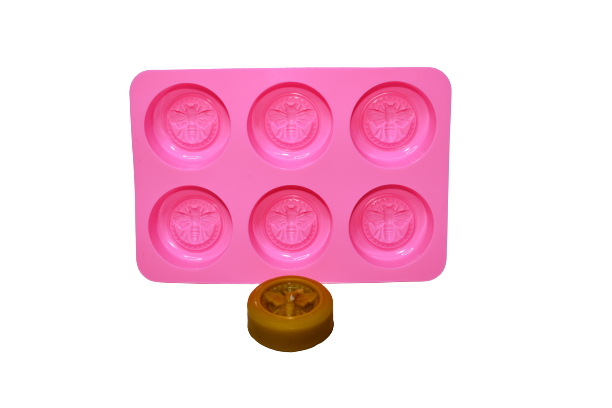 Forma na svíčky s včelím motivem 50*20mm