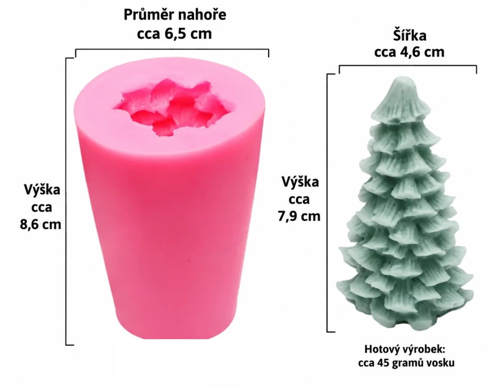 Silikonová forma Christmas Tree