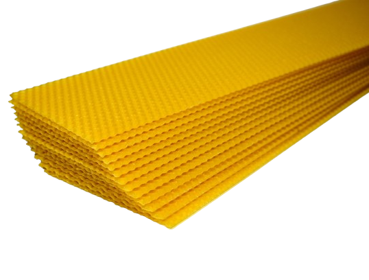 Voskové pláty na výrobu motaných svíček 40x10cm