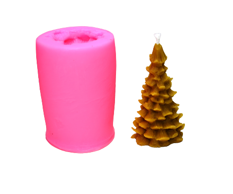 Sada na výrobu litých svíček - Vánoční stromek