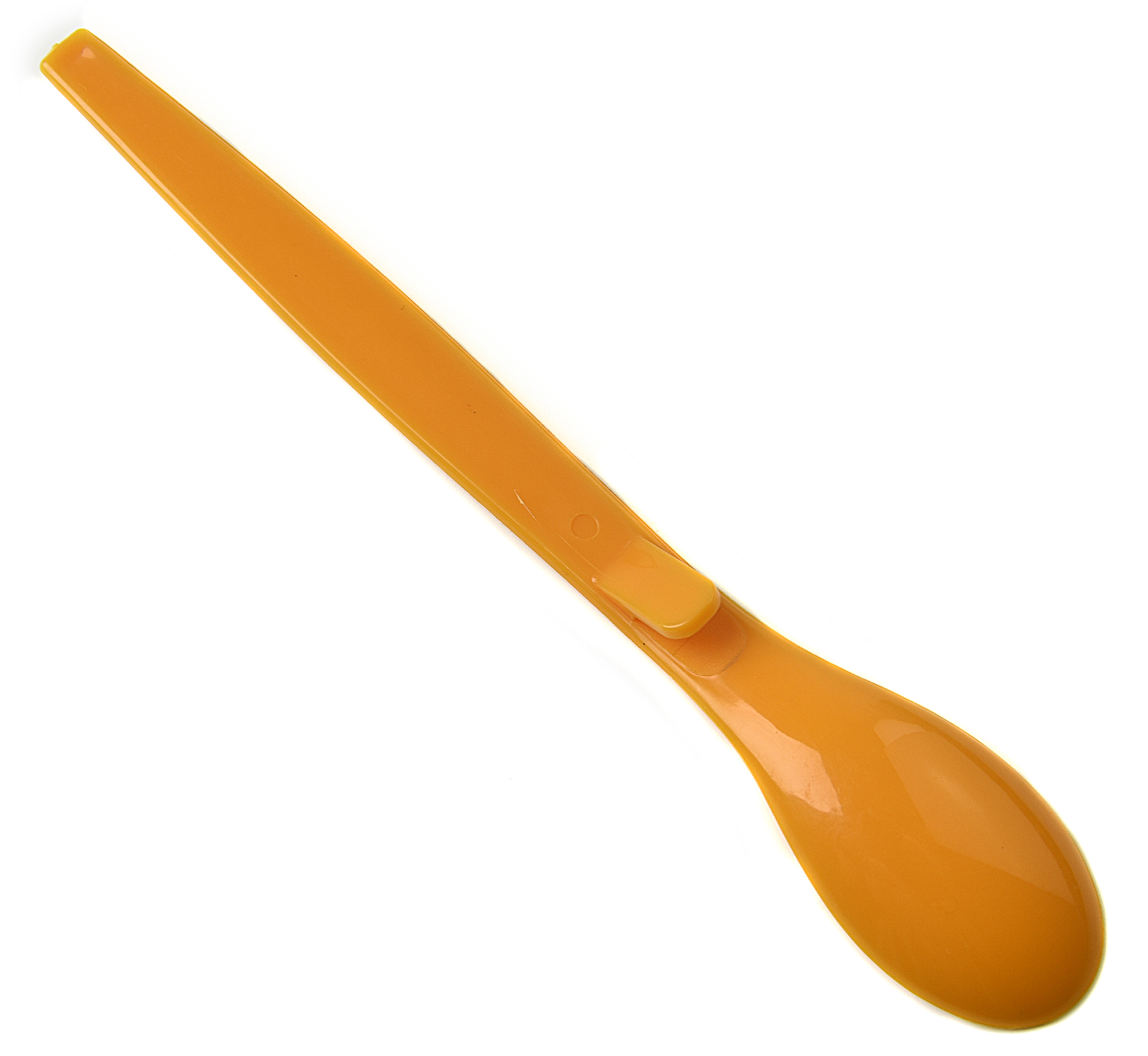 Plastová lžička na med s háčkem