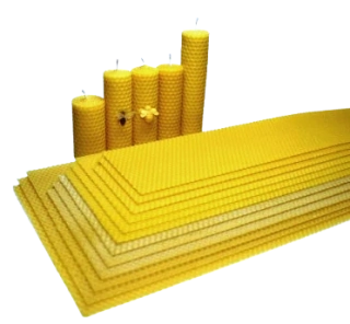 Voskové pláty na výrobu svíček 37x21,5cm