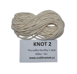 Knoty pro výrobu svíček ⌀ 1-2cm - 2