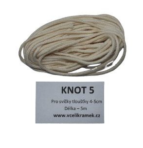 Knoty pro výrobu svíček ⌀ 4-5cm - 5