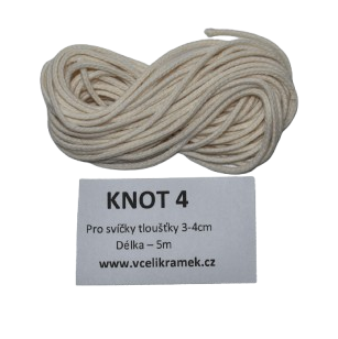 Knoty pro výrobu svíček ⌀ 3-4cm - 4