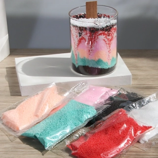 Sada sypaných vosků na dekorativní svíčky- 6 barev