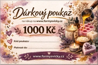 Dárkový poukaz v hodnotě 1000Kč
