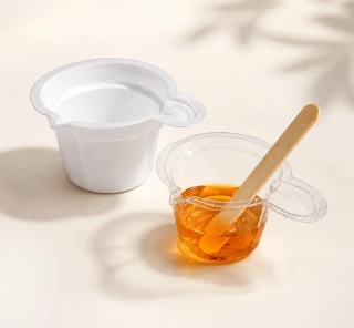 Průhledný plastový kelímek na míchání – Medium 40ml/10ks