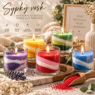 Pískový krystalický vosk do nádob – 100 g